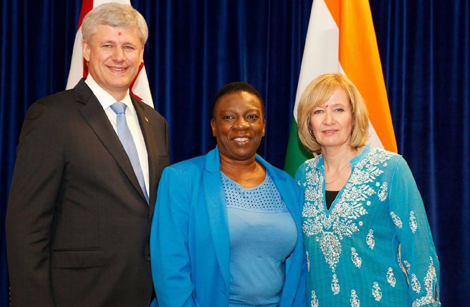 Meeting Prime Minister Stephen Harper